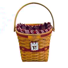 Longaberger Basket Glad Tidings Christmas Collection 1998 Liner Plastic Insert