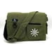 Sun Swirl Embroidered Laptop Messenger Bag