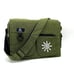 Sun Swirl Embroidered Laptop Messenger Bag