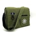 Sun Swirl Embroidered Laptop Messenger Bag