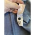 Men's UNTUCKit Dark Blue Palm Leaf Design Short Sleeve Dress Shirt-SIze 2XL