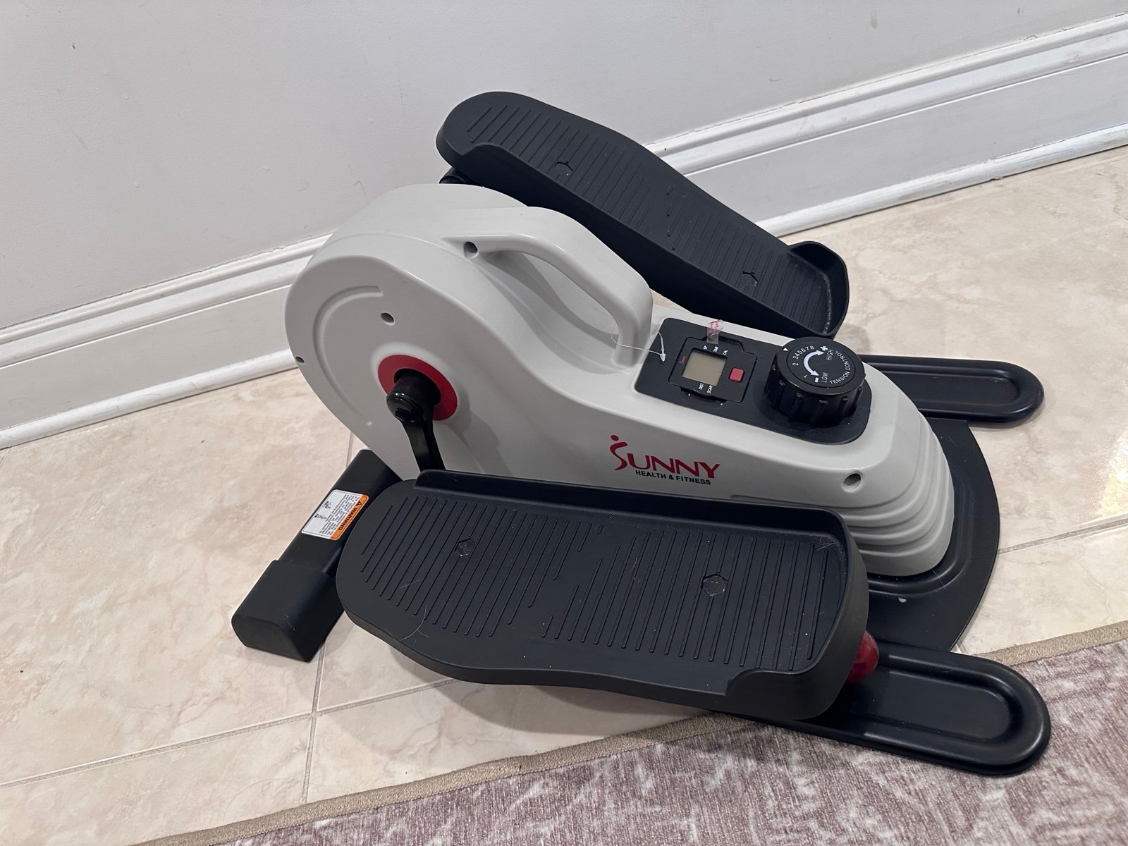 Sunny Health & Fitness Under Desk Elliptical Peddler Exerciser SF-E3872 Machine
