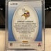 Jordan Addison 2023 Panini Select Rookie Certified Score Throwback Zebra SSP