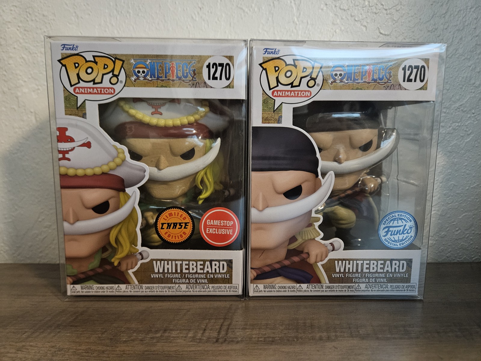 Funko Pop: One Piece - Whitebeard Gamestop Chase & non-chase SE Bundle (1270)
