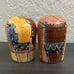 Tribal Giraffes Hand Painted Salt & Pepper Shakers