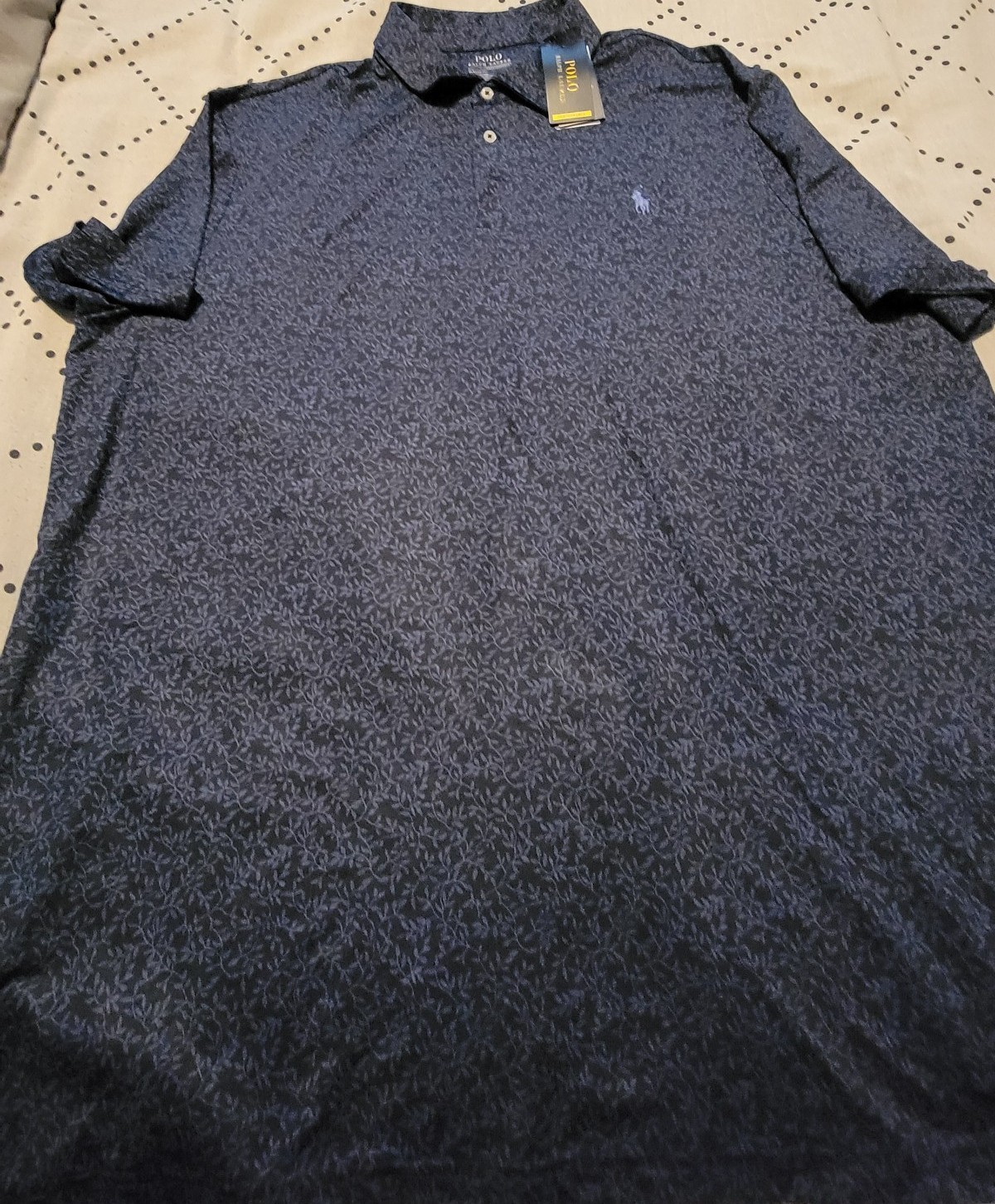 XL Performance Classic Fit Polo Ralph Lauren navy Polo shirt.