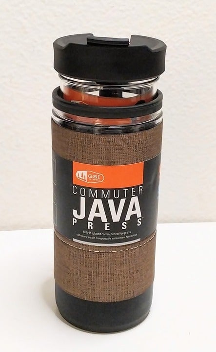 GSI Outdoors Commuter Javapress Portable French Press Coffee Maker 14.3oz Green