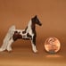 CM Bay Pinto Saddlebred Micro Mini Whinnie Custom Model by Bits & Breyers Studio