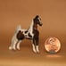 CM Bay Pinto Saddlebred Micro Mini Whinnie Custom Model by Bits & Breyers Studio