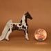 CM Bay Pinto Saddlebred Micro Mini Whinnie Custom Model by Bits & Breyers Studio