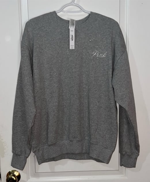 Victoria’s Secret PINK Glitter Sweatshirt Size M
