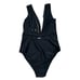 Ted Baker London Plunge One Piece Swimsuit in Black Size '1' US 0-2 New