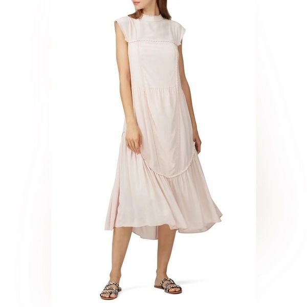 See by Chloe Pink High Neck Dress Size 36 FR / 4 US 525