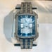 Bulova Crystal Collection Black Dial Silver Steel Strap Watch for Men