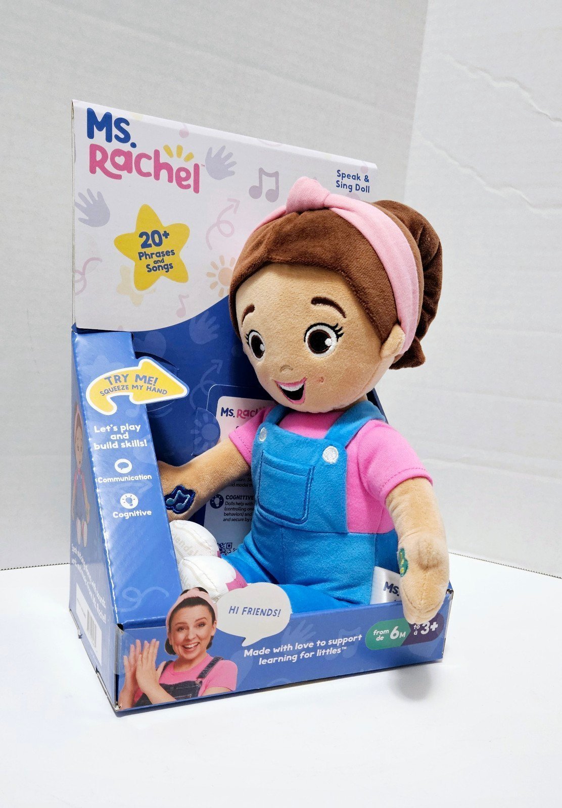 Ms. Rachel Speak & Sing 16 Plush Brand New