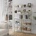 (2) Bookcases 5-Tier Bookshelf Ladder Shelf Narrow Set of 2 Wall Mounted Display
