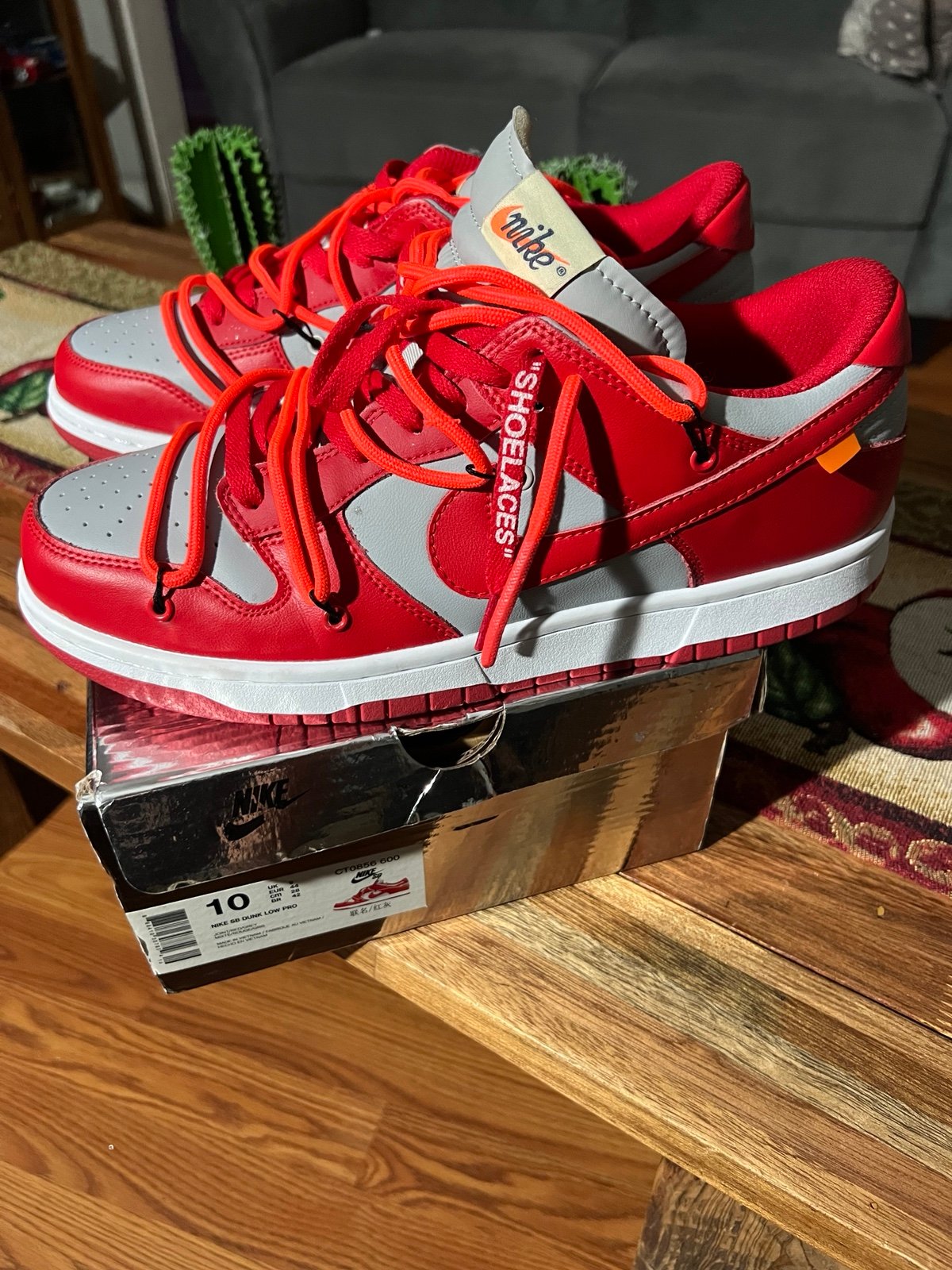 Nike Dunk Low Pro University Red Shark CT0856-600 size 10