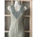 Vintage 80s Susan Freis Dress Floral Stripe Shoulder Pad Pleated Skirt Outfit