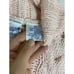 NWT Grandmacore Cottagecore Vintage Pink Embroidered Ribbon Knit Sweater-sz Medi