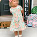Girls Matilda Jane CeCe Apple Print Full Skirt Dress Size 4 New in Bag