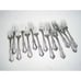 Set of 14 Oneida Mansfield Individual Salad Forks Wm A Rogers Stainless Flatware