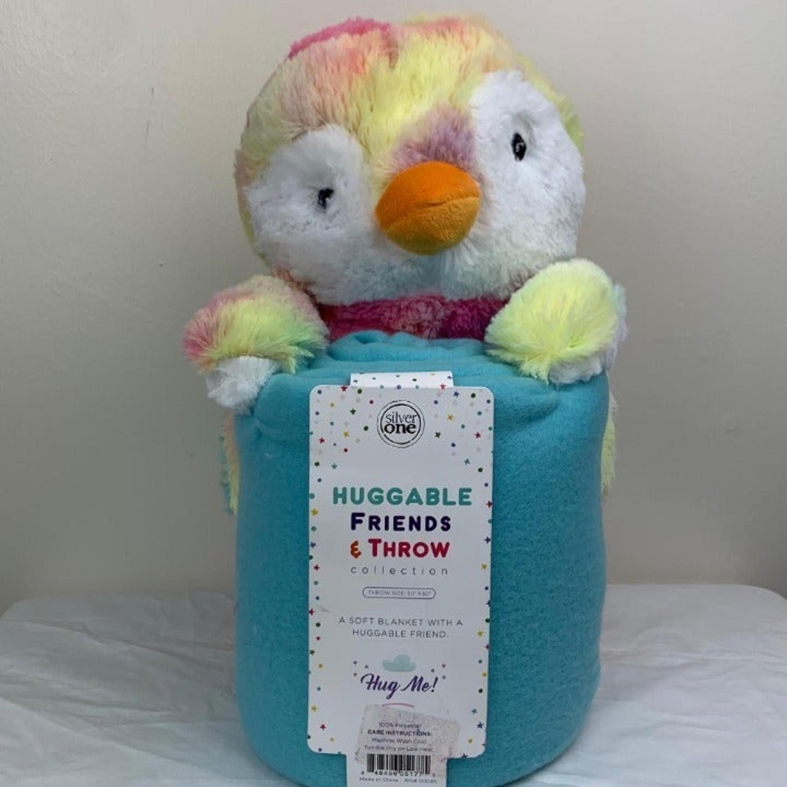 Silver One Huggable Friends & Throw FLAM