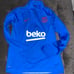 NIKE SHIELD FC Barcelona 19/20 Soccer Training Zip Pullover Mens Medium