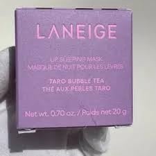 NEW UNRELEASED Laneige TARO BUBBLE TEA lip sleeping mask VHTF