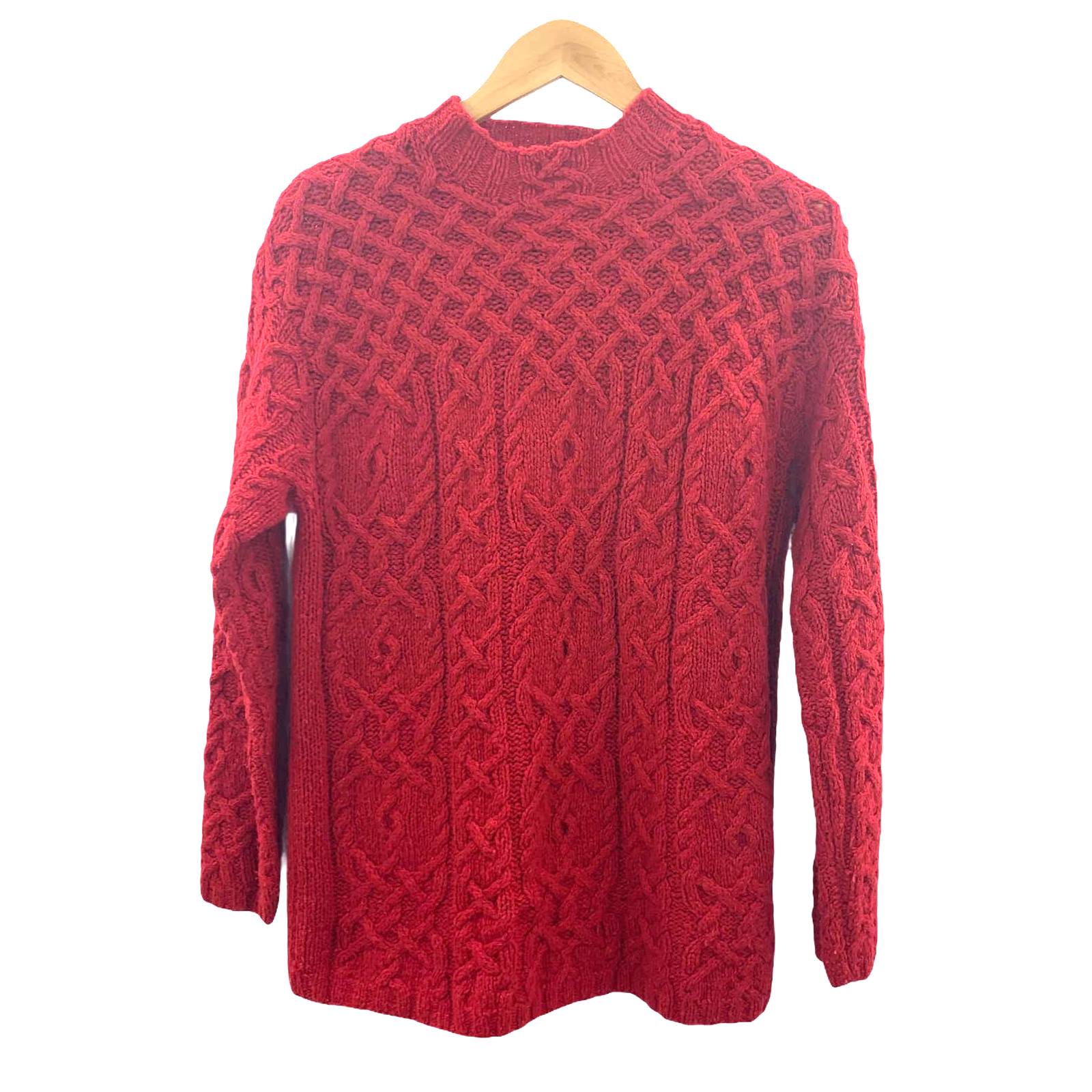Limited Hand Knit Wool Sweater Size L
