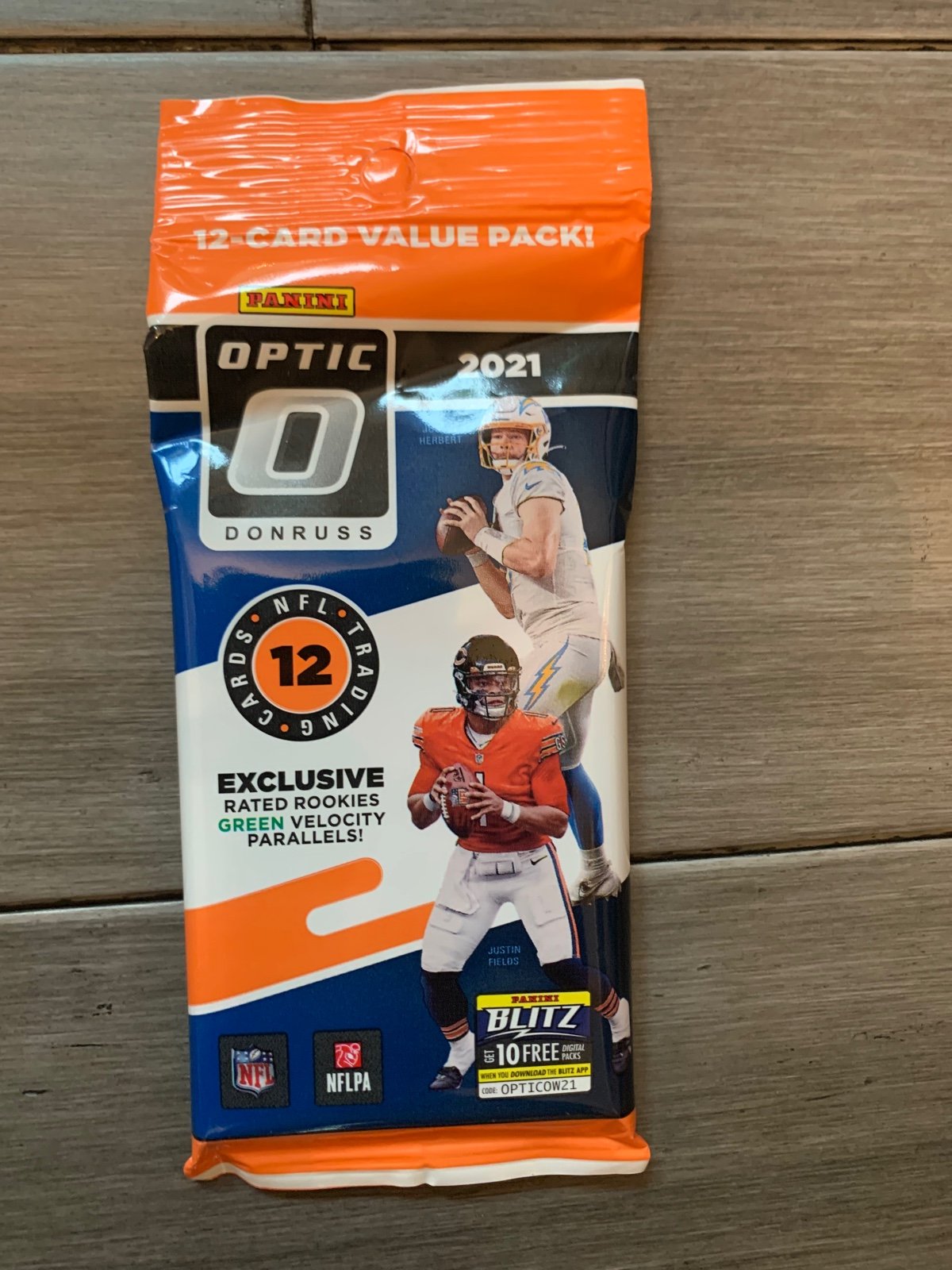 2021 Donruss Optic NFL Football Cello Packs Lot of 2 - NEW SEALED