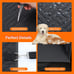 Dog Car Seat Cover Back Seat Extender Waterproof Heavy Duty Scratch SUV 330lb