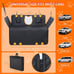 Dog Car Seat Cover Back Seat Extender Waterproof Heavy Duty Scratch SUV 330lb