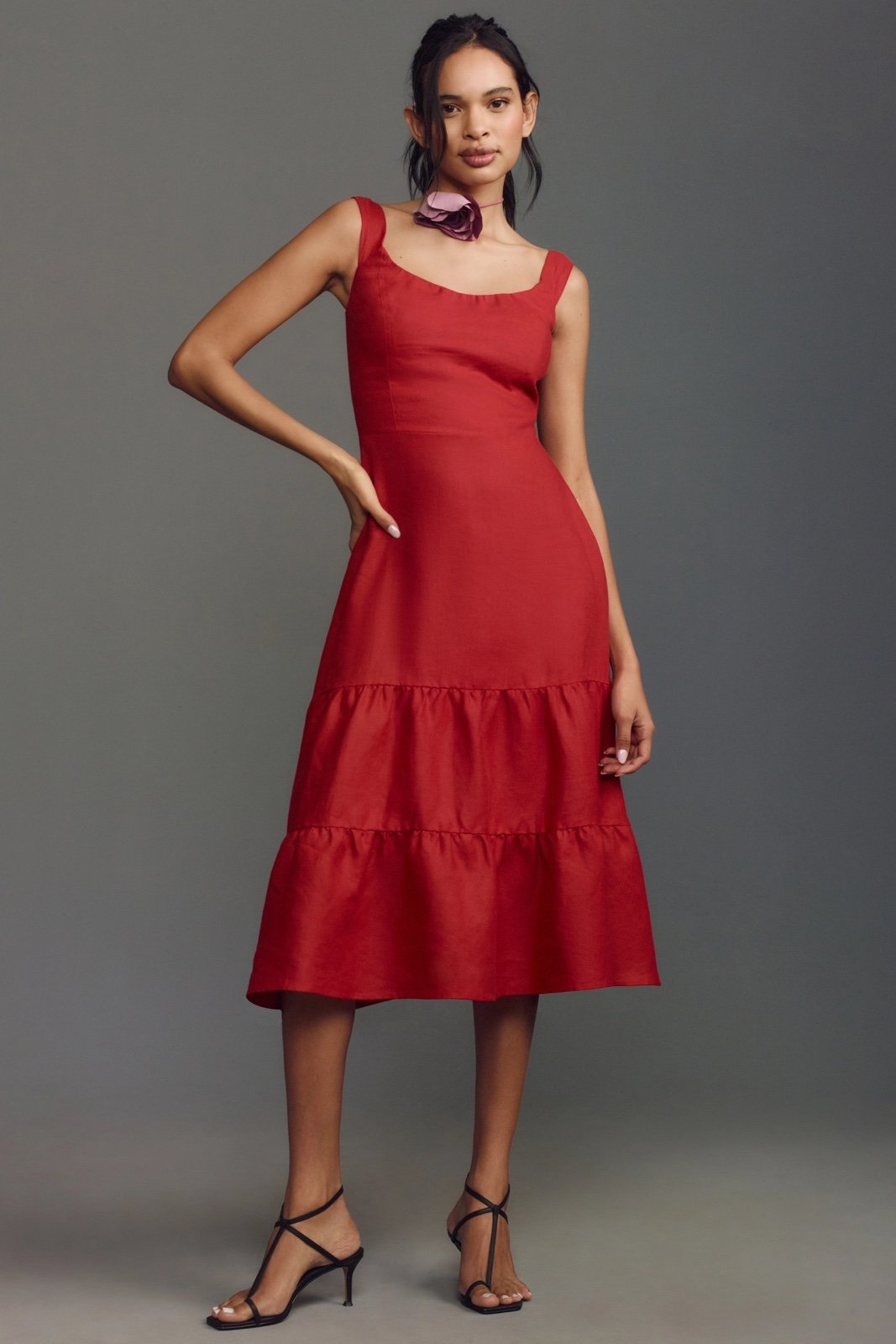 NWT Reformation Kate Linen Dress Size 6