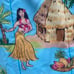 Hawaiian Print Twin Size Comforter