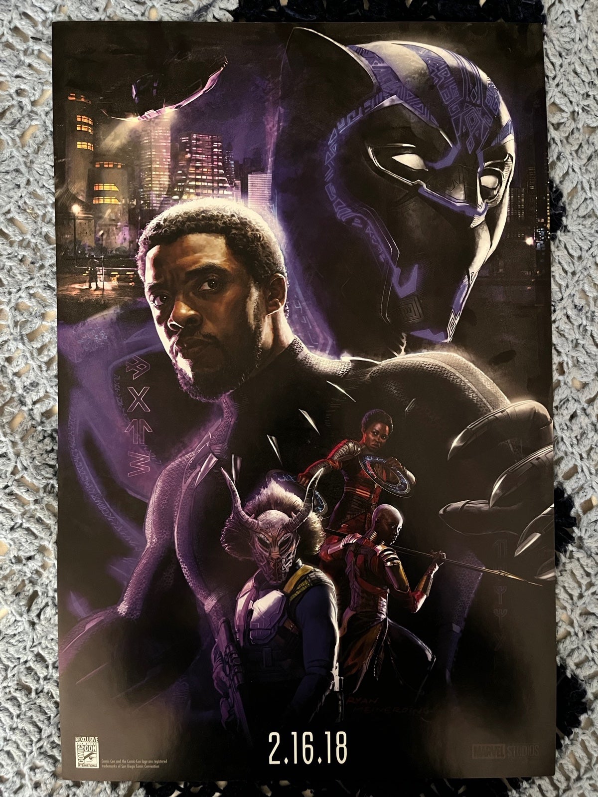 Sdcc black panther poster