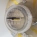 Vtg West Germany DBGM Indent Mercury Glass Ball Ornaments Lot Ivory Gold Glitter
