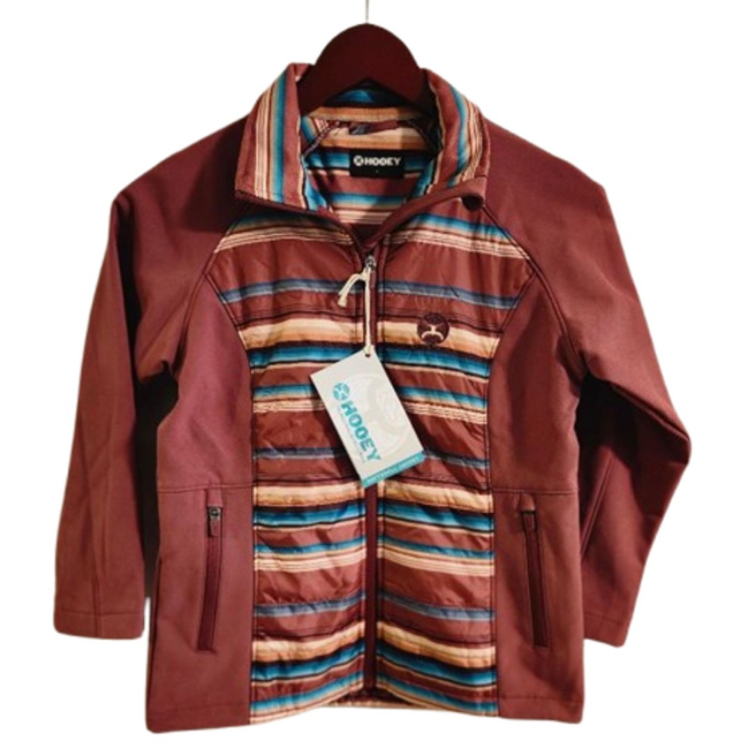 HOOEY Youth Girls Soft Shell Jacket All Weather Hybrid Size L