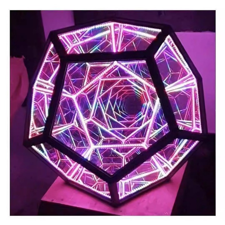 3D Cube Light Home Creative Cool And Infinite Dodecahedral Night Light-BHJKSA892
