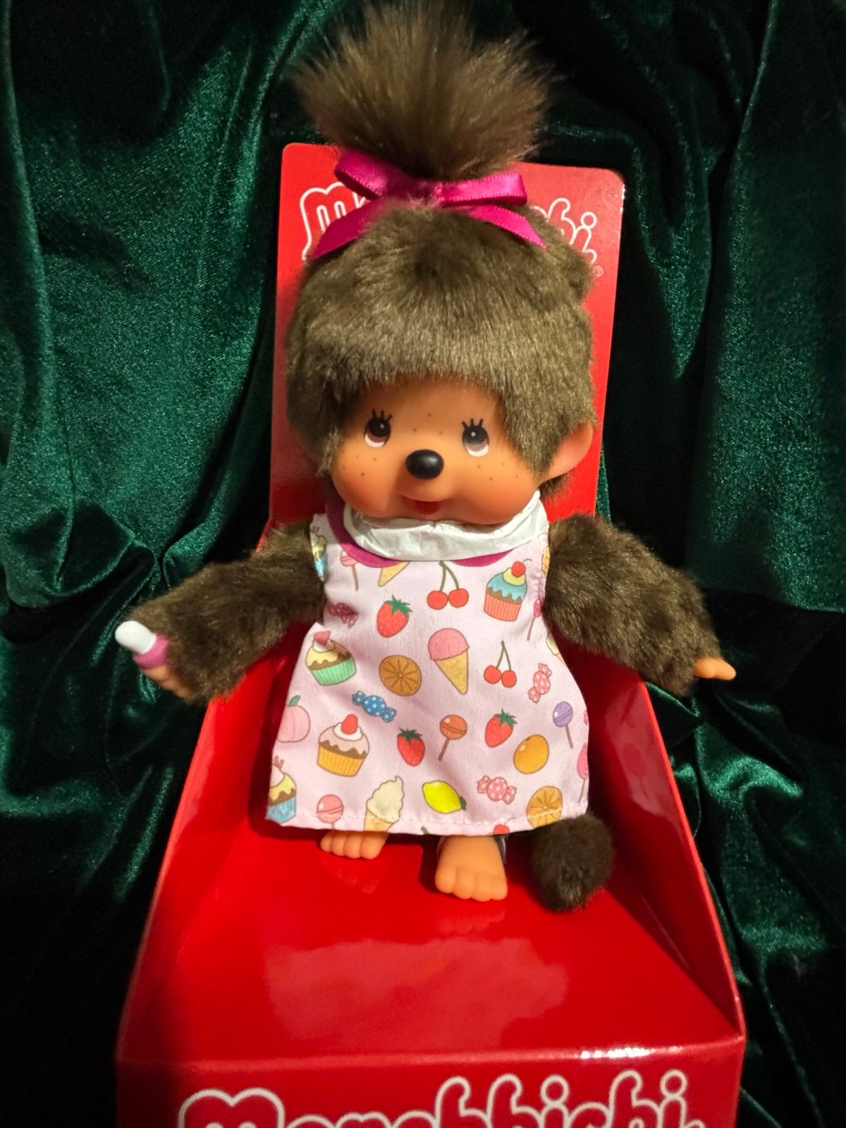 Monchhichi Sekiguchi Pop n Candy Dress Girl 8 inch Doll