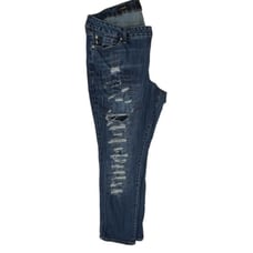 Torrid Premium Boyfriend Extreme Destroyed Stretch Straight Leg Jeans High Waist