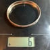 VINTAGE ETCHED ON DIAMOND TEXTURE HAN 925 SIGNED BRACELET
