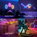 LED Smart Glide Wall Line Light, WiFi RGB LED Wall Light for Gaming Room, 16M+ C