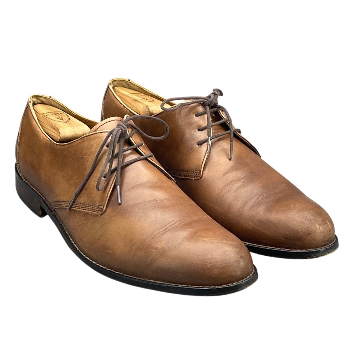 Johnston & Murphy Hartley Brown Lace Up Dressy Oxford Shoe Men 10.5M