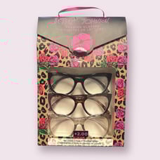 Betsey Johnson 3PCK Reading Glasses Set