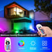 4Pack Low Voltage Landscape Lights, 12W LED Color Changing Landscape Lights, hh