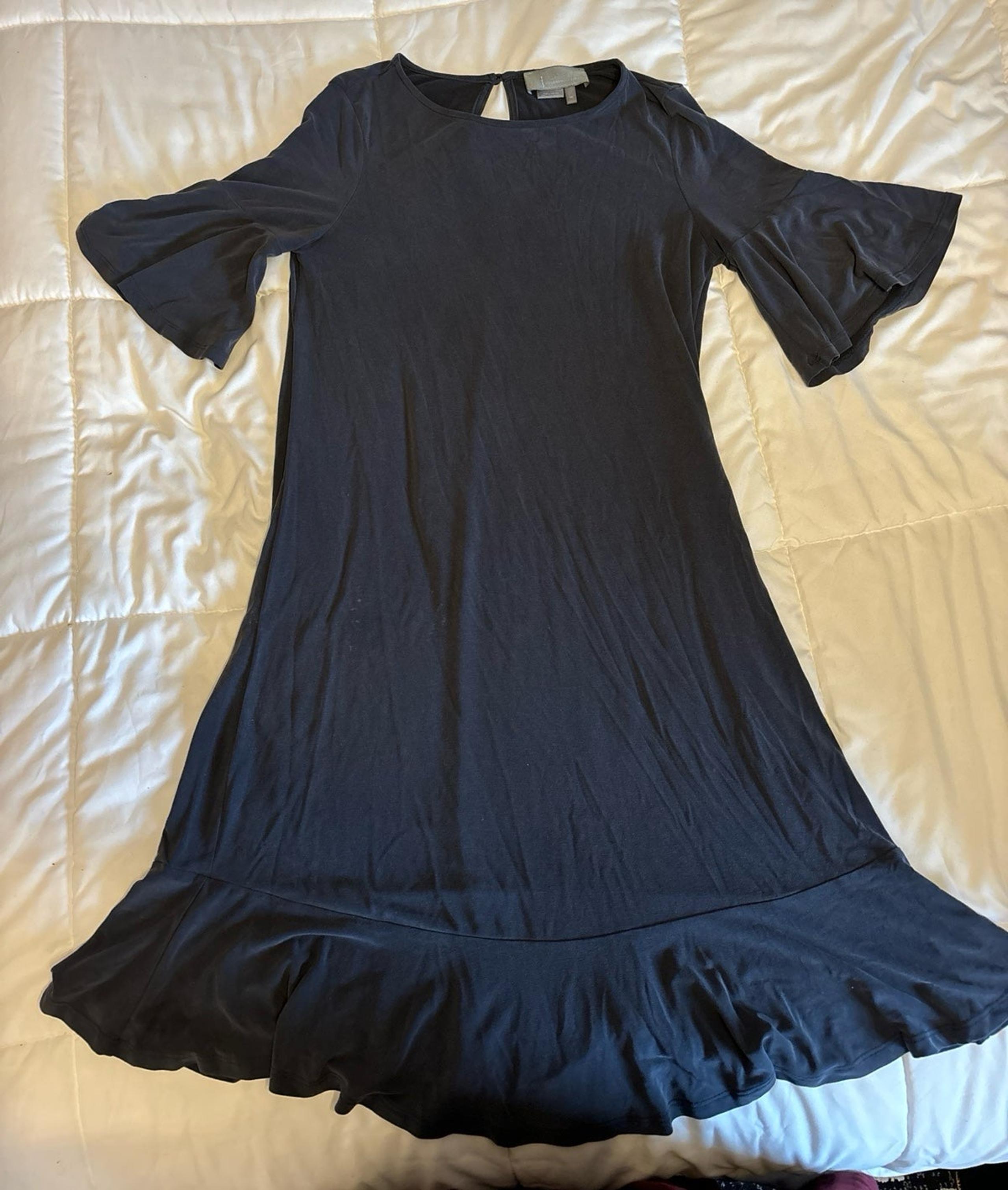 Anthropologie grey dress