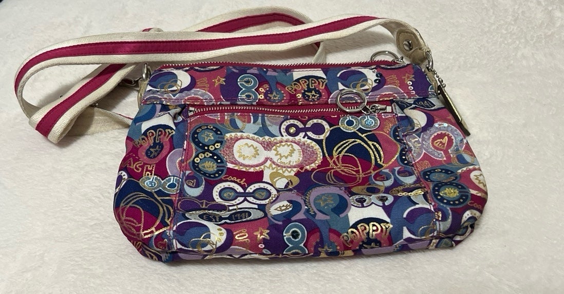 Vintage Coach Poppy Crossbody Purse