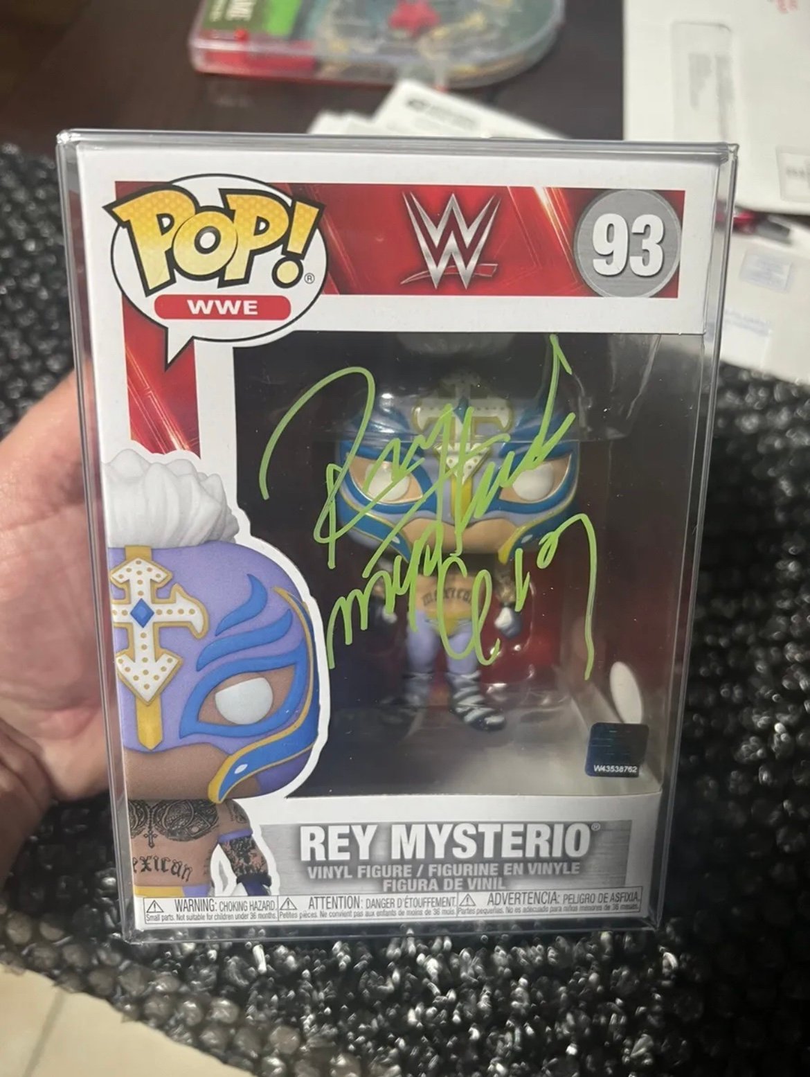 Autographed Rey Mysterio Funko Pop