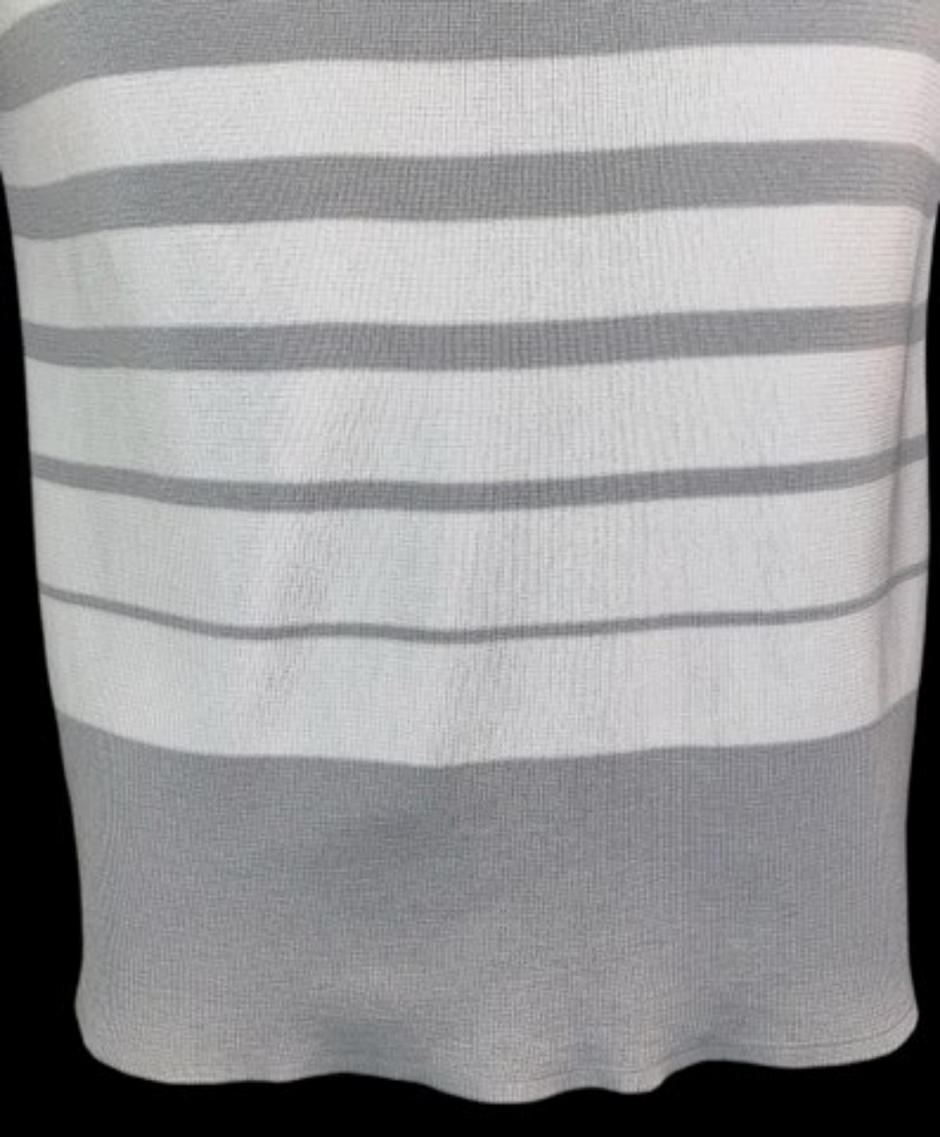 Chanel Boutique Women's Small Striped Long Sleeve Shirt 1990s