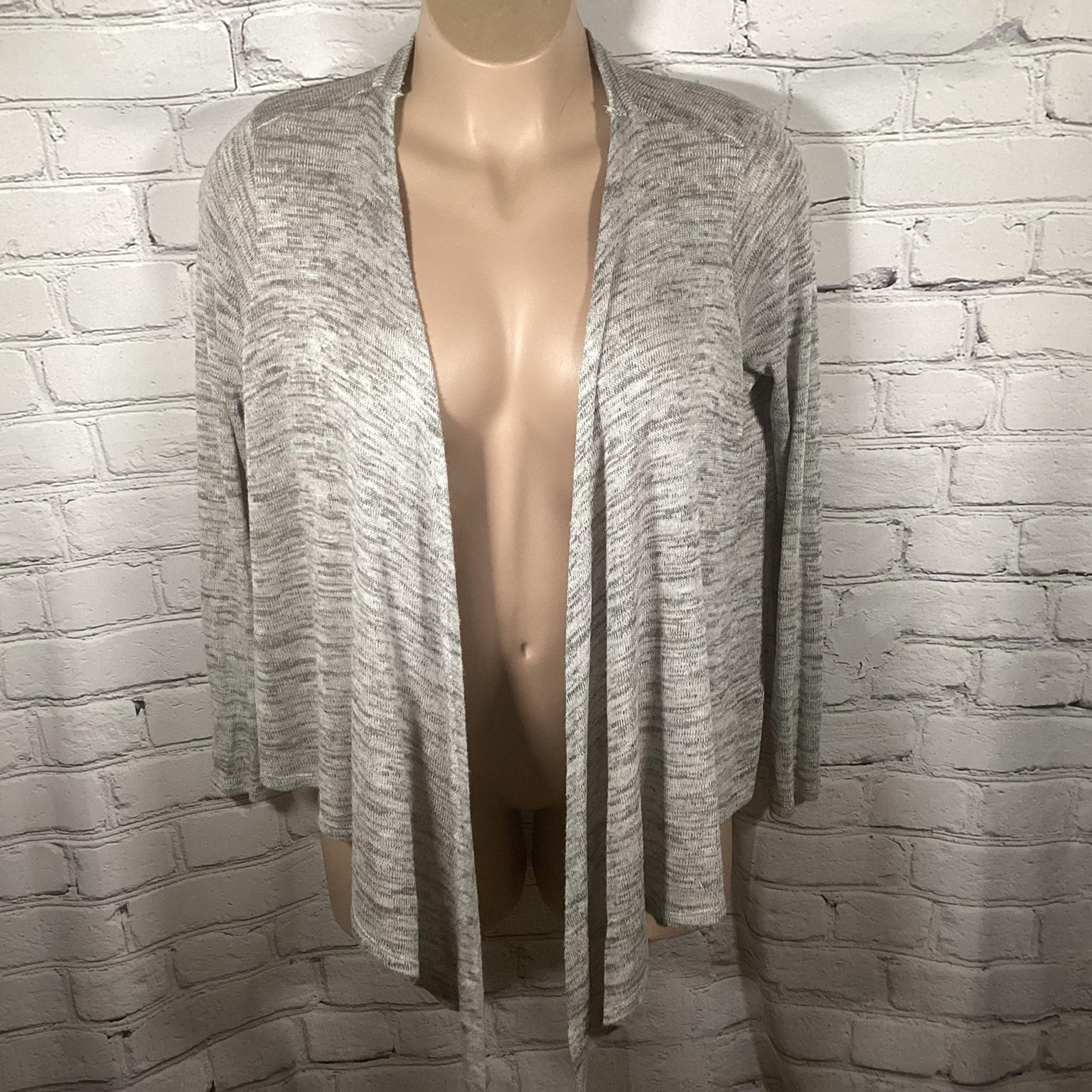 Cardigan Womens Grey Size XL Metaphor Brand